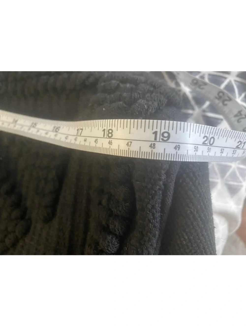 OVFSTITCH Black‎ Textured X-large Knit Tote Bag w/ Pom Pom